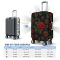 thumbnail image 6 of Lsque Roses Printed Luggage Cover, Travel Luggage Protector,Scratch and Dirt Resistant, Fits 18-32 Inch Luggage - Medium, 6 of 9