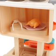 thumbnail image 3 of Kids Kitchen Playset Rich Accessories Toddler Play Kitchen Set Shopping Cart Toy, 3 of 3