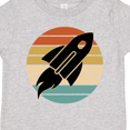 thumbnail image 4 of Inktastic Space Rocket Retro Sunset Boys or Girls Toddler T-Shirt, 4 of 5