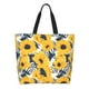 thumbnail image 1 of Fotbe Blue Striped Sunflower Bolsa Tote Estética de Lona con Estampado para Mujer - Bolsa Reutilizable de Hombro Casual para Vacaciones, Compras, Trabajo y Gimnasio, 1 of 8