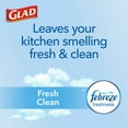 thumbnail image 4 of Glad ForceFlexPlus Tall Kitchen Trash Bags, 13 Gallon, 80 Bags (Fresh Clean Scent, Febreze Freshness), 4 of 12