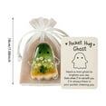 thumbnail image 3 of Ghost Pocket Cards, Pockets Hug Ghost with Encouragement Card Cute Mini Charm, Inspirational Gift for Friends, Emotional Support Token, Small Decorative Keepsake (Style_A), 3 of 7