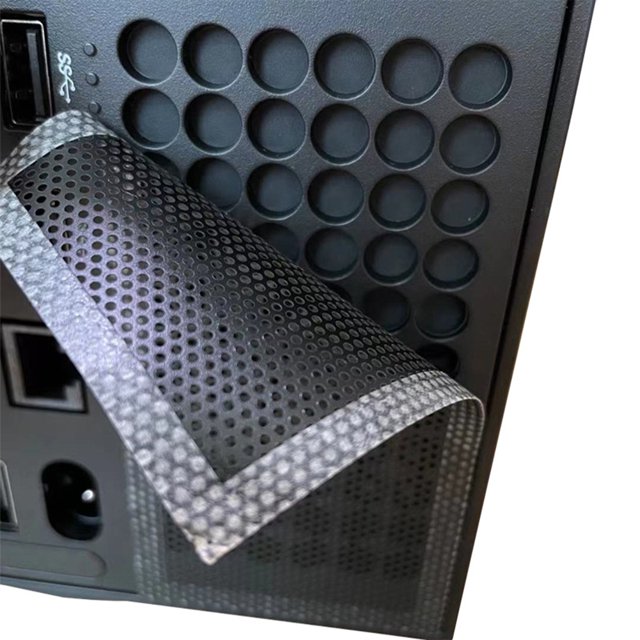 1/2 juego Game Host Red de cubierta a prueba de polvo para Xbox Series X Protectores de filtro de polvo