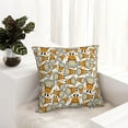 thumbnail image 6 of Yiaed Giraffes Head Print Pillow Covers Super Soft Decorative Square Throw Pillow Covers Case Cushion Covers for Sofa Couch Bedroom Car Decor（No pillow core）-24"x24", 6 of 7