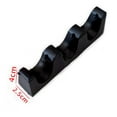 thumbnail image 2 of Mosiee 3 Holes Billiard Cue Holder Wall Mount Pool Snooker Cue Rack Rubber Holder, 2 of 9