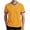 Yellow, variant on Antinious Men Sport Outdoors Print Short Sleeve V-Neck Summer Pullover Casual Blouse
