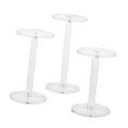 thumbnail image 4 of 3 soportes redondos de acrílico para anillos, mini soportes, transparentes, funcionales y elegantes, para cupcakes, expositores de joyas para anillos, 4 of 9