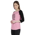 thumbnail image 3 of Inkmeso T-Shirt Manches 3/4 Raglan pour Femmes, Vous Pouvez Arrêter de Demander Quand Nous Avons un Bébé Maintenant Top Graphique de Grossesse, 3 of 7