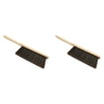 thumbnail image 2 of Cxui Dust Brush for Cleaning, 2 Pcs Soft Bristle Hand Brushes with Wooden Handle for Bed Sofa Furniture Car Pet Hair Hard to Reach Areas Black*2, 2 of 5