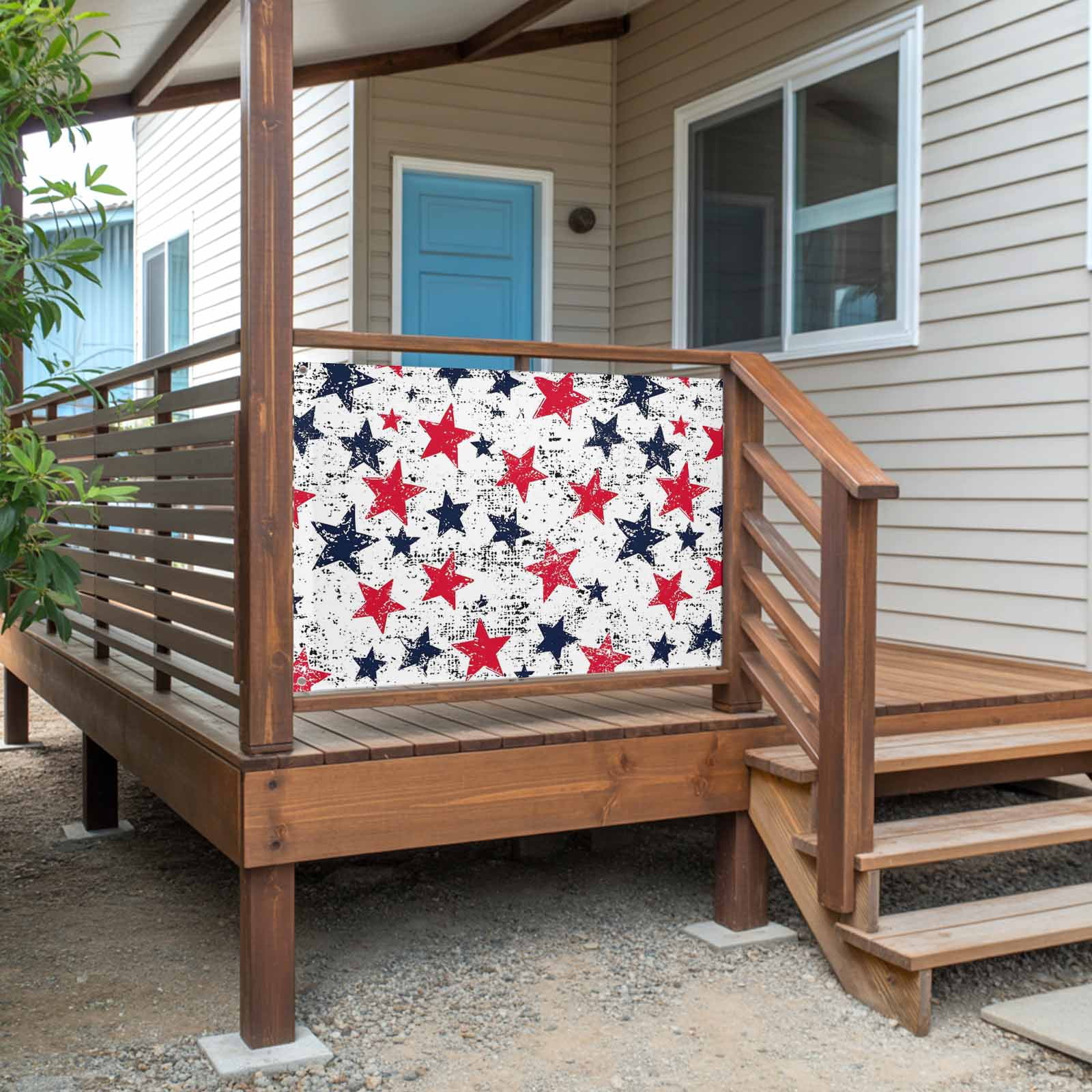 4th of July Flags for Outside 3x5 ft Red White Blue Stars Stripes Outdoor Flags Double Sided Grommets House Banner Vintage USA Flag Patio Yard Flag for Outdoor Party Porch Independence Day