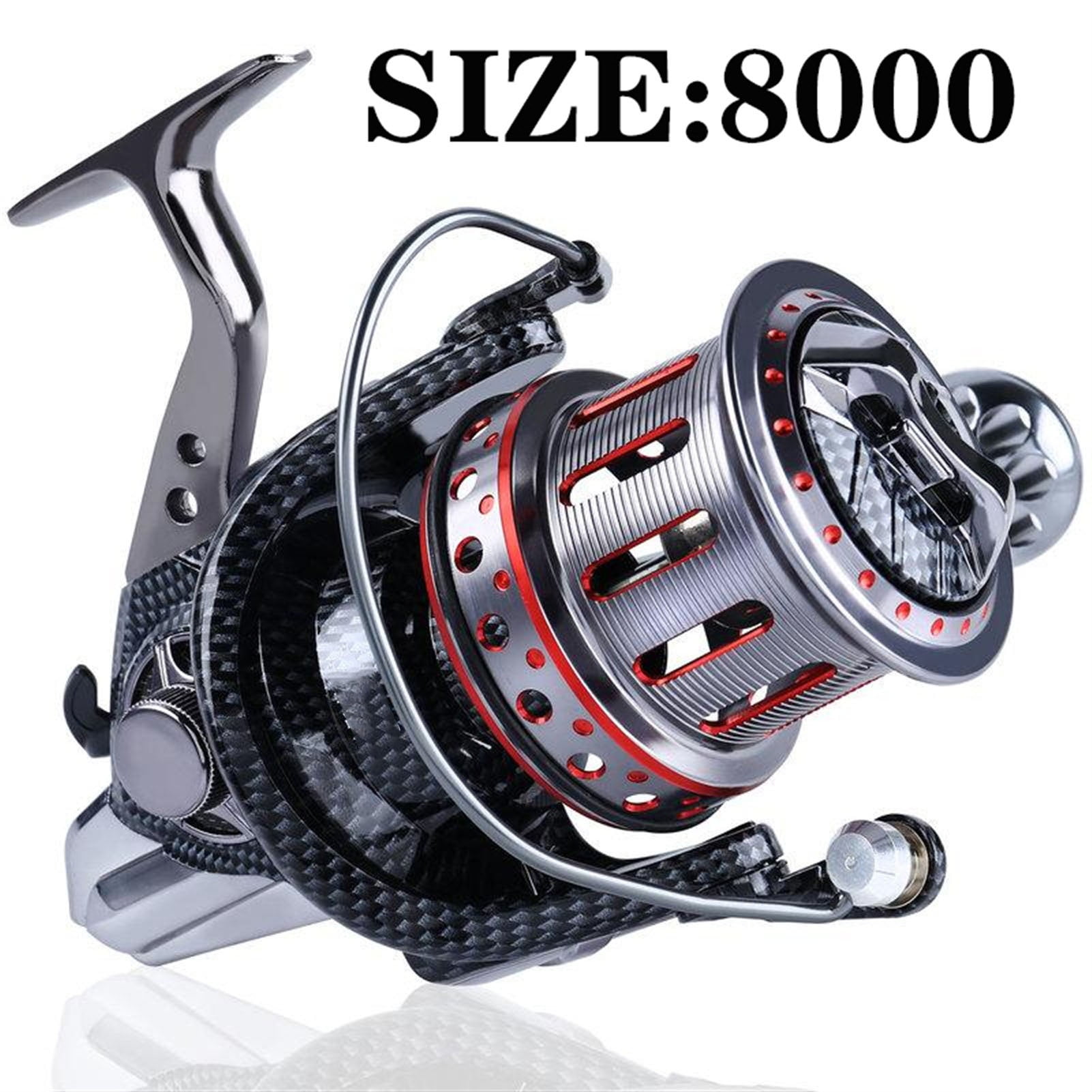 Fishing Reel 8000-12000 ALL METAL 10+1 Ball Bearings Drag12-18kg Pesca Carp Spinning Reels
