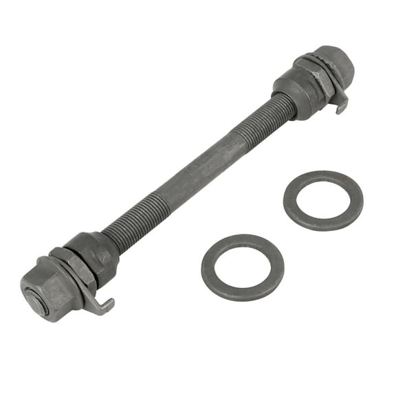 REGALWOVEN 1 Pcs 9.5mm Wheel Hub Axle Front Axle Solid Shaft Black for MTB Bike