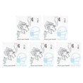 thumbnail image 4 of Haofy 5Pcs/ Set Fenêtre Mur Autocollant Arrière-Plan Autocollant Signe Rappelant Affiche Nous, 4 of 8