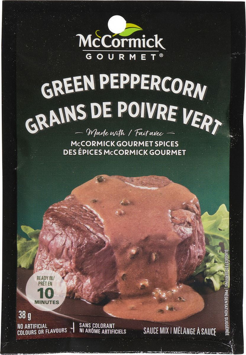 McCormick Gourmet, Premium Quality, Dry Sauce Mix, Green Peppercorn