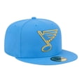 thumbnail image 3 of Men's New Era  Light Blue St. Louis Blues Core 59FIFTY Fitted Hat, 3 of 5