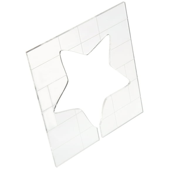 CATIEBYE Acrylic Star Shaped Quilting Template for Sewing and Crafting Accessories, Home Use