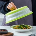 thumbnail image 2 of Microwave Cover Foldable Microwave Lid with Hook Design Multi-purpose Microwave Sleeve Collapsible Food Plate Cover BPA-Free & Non-Toxic for Fruit Vegetables Kitchen Cooking, 2 of 8