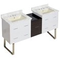 thumbnail image 1 of Imaginations Américaines 61,5 pouces W Vanity Set  Gris, 1 of 1