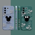 thumbnail image 4 of Case For VIVO S5 S6 S7 S9 S10 S15 S16 S16E T1 V15 V20 V23 PRO 5G Simple Liquid Silicone Case Anime Cute Mickey Minnie Mouse, 4 of 5