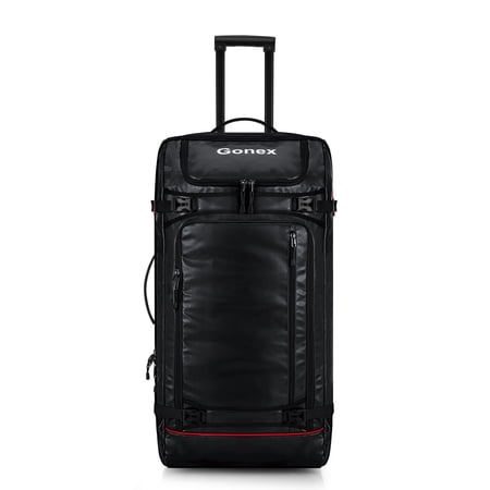 Gonex 33" Rolling Duffle Bag with Wheels 100L Water Repellent Large Travel Duffel Luggage
