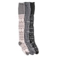 thumbnail image 2 of MUK LUKS Women's 3 Pair Pack Microfiber Over the Knee Socks, 2 of 2
