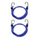 thumbnail image 1 of Uxcell 2Pcs Cordón Elástico con Ganchos 40" Cuerdas de Goma para Estribos de Camping al Aire Libre, Azul, 1 of 6