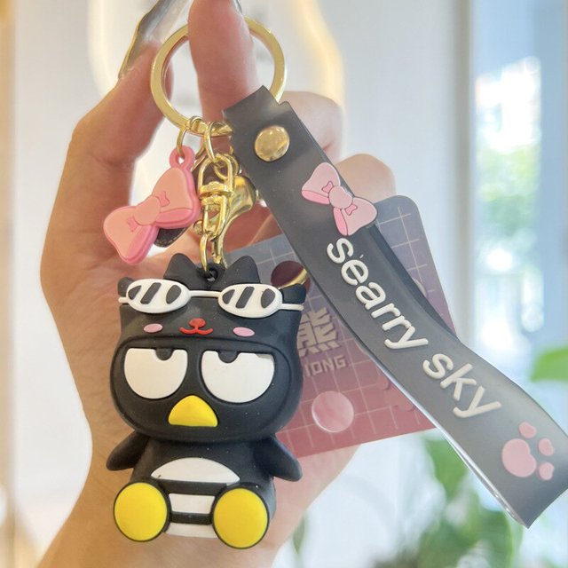 Sanrio-Llavero de Anime Kawaii para mujer, llavero de Hello Kitty, estilo de fiesta, llavero de coche de dibujos animados, adornos colgantes para bolso YAOSANBAO BAO unisex