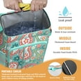 thumbnail image 3 of Colorful Ethnic Cooler Backpack - 20L Insulated Lunch Bag with Exotic Abstract Pattern, Lightweight & Durable for Camping, Beach & Road Trips, 3 of 5