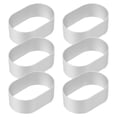 thumbnail image 2 of EeaseMX 6 PCS Pastel de hornear Molde de aleación de aluminio Molde de la torta Práctica Pastel Maquilla, 2 of 7