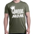 thumbnail image 1 of Shop4Ever Men's Queen Mom Crown Mother's Day Graphic T-shirt, 1 of 5