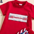 thumbnail image 7 of Sopiago Toddler Baby Boy 4th of July Outfits Sleeveless Truck Tank Top Shirt Stars Print Shorts Fourth of July Toddler Boy Clothes Set Red,2-3 Years, 7 of 7