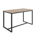 thumbnail image 6 of UHOMEPRO 5 Piece Kitchen Table Set, Solid Wood Dining Table Set with 4 Chairs, Farmhouse Dining Room Set for 4, Rectangle Kitchen Table and Chairs for Bar Dining Room Breakfast Nook, Beige+Black, 6 of 7