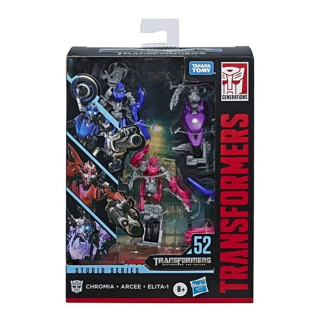 Arcee, Chromia y Elita-1 Transformers 4.5 Pulgadas