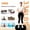 Black, variant on Wheelive Vibration Plate Exercise Machine, 200W Full Body Workout Platform for Strength Toning and Fat Loss, 120 Adjustable Speeds, Supports 330 lbs,Black