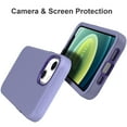thumbnail image 3 of Decase For iPhone 13 Case,Shockproof Silicone Rubber Heavy Duty Soft TPU Protector Phone Case Cover,Light Purple, 3 of 6