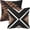 Tribal Aztec Western Wooden Native, variant on Red and White Stripes Throw Pillow Cover Cushion Modern Farmhouse Pillow Covers 18x18 Inch Soft Pillow Cases Decor for Couch Sofa Living Room Bedroom Outdoor Home Gift Set of 2