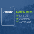 thumbnail image 3 of Wasabi Power Battery for Nikon EN-EL15, EN-EL15a, EN-EL15b, EN-EL15c, 3 of 7