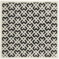thumbnail image 6 of SAFAVIEH Chatham Jackson Geometric Wool Area Rug, Black/Ivory, 8' x 10', 6 of 10