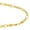 Yellow, variant on 14K 8.5in Yellow Gold Diamond Cut/ Textured Lite Figaro Chain with Lobster Clasp