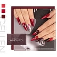 thumbnail image 6 of Gellen Gel Nail Polish Kit, 12 Colors Wine Red Browns Gel Polish Starter Kit - with 72W UV/LED Nail Lamp & Nail Base Coat & Glossy & Matte Top Coat Salon Manicure Set, 6 of 11