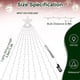 thumbnail image 2 of Guirnalda de luces navideñas con forma de estrella, luces navideñas para árbol de Navidad, fiestas, bodas, patios, vacaciones de Año Nuevo, 2 of 5