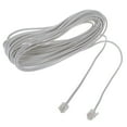 thumbnail image 3 of 9M 30ft RJ11 6P2C Modular Telephone Phone Cables Wire White, 3 of 4
