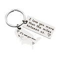 thumbnail image 1 of Gift Chain Lovers Key Map Keychains, 1 of 6