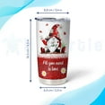 thumbnail image 3 of Personalized Gifts LadyBug Lover - Gnomes Ladybugs All You Need Is Love Printed Stainless Steel Tumbler 20 oz With Lid - Idea Cute Animals Lover Gifts For Women, Girl On Birthday, Christmas, 3 of 5