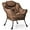Brown, variant on DORTALA Modern Lazy Chair with Ottoman, Single Sofa Chair w/Side Pocket and Armrests, Soft Upholstered Modern Leisure Chairs Set, Suitable for Living Room, Bedroom, Beige