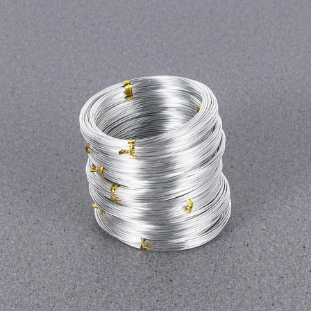 LABSERRON 7 Rolls Millinery Wire for Bonsai Making Diy Supplies 10M per Roll 1Mm