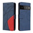 thumbnail image 1 of GANGXUN Flip Case for Google PixeL 6 Pro – Leather Wallet Cover with Card Slots, Kickstand & Color Stitching Protective Folio, 1 of 6