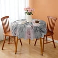 thumbnail image 3 of Round Tablecloth 60 x 60 Inch flower Round Table Cover Spring Summer for Picnic Party Dinner, 3 of 5