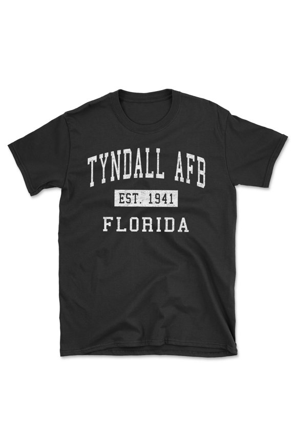 Tyndall Afb Florida Classic Established Men's Cotton T-Shirt