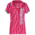 thumbnail image 1 of Aeropostale Womens Ny Aero Polo Shirt, Rosa, Grande, 1 of 1